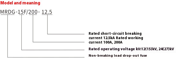 MRDG-15F/200 15kV Drop-Out Fuse for Outdoor Transformers