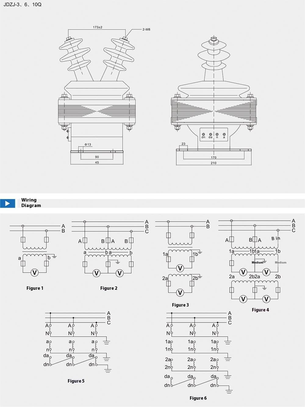 JDZ(J)-10Q Indoor 10kV Epoxy Voltage Transformer