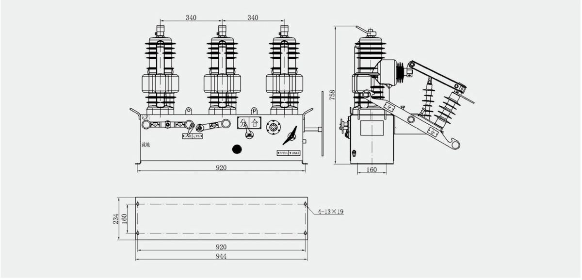 ZW32SR-12 12kV Smart Recloser with Remote Control ZW32SR-12 12kV Smart Recloser with Remote Control