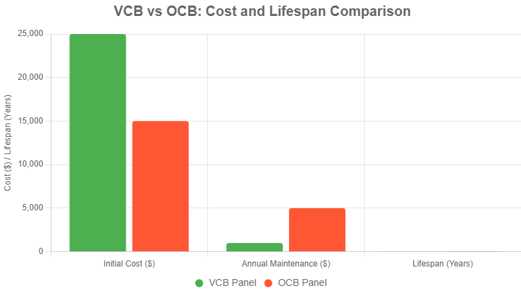 VCB vs. Oil Circuit Breaker: Safety, Cost, and Maintenance Compared