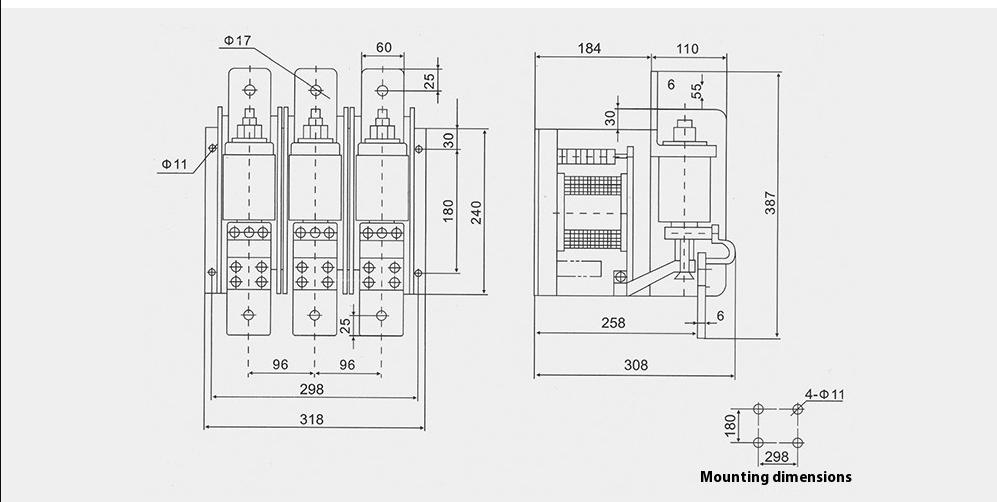 CKJ3 Vacuum Contactor for Frequent MV Motor Switching