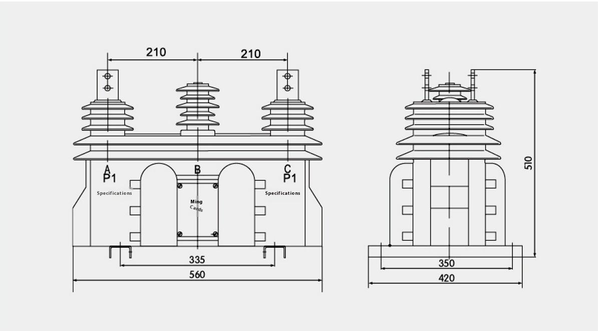 JLSZV-10/16 Combined Voltage & Current Transformer Metering Box JLSZV-10/16 Combined Voltage & Current Transformer Metering Box