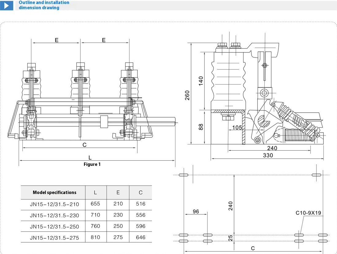 JN15-12 Indoor High-Voltage Grounding Switch JN15-12 Indoor High-Voltage Grounding Switch