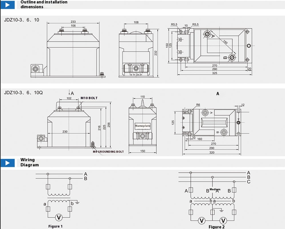 JDZ10-3.6/10 Indoor Voltage Transformer | Epoxy Resin VT JDZ10-3.6/10 Indoor Voltage Transformer | Epoxy Resin VT