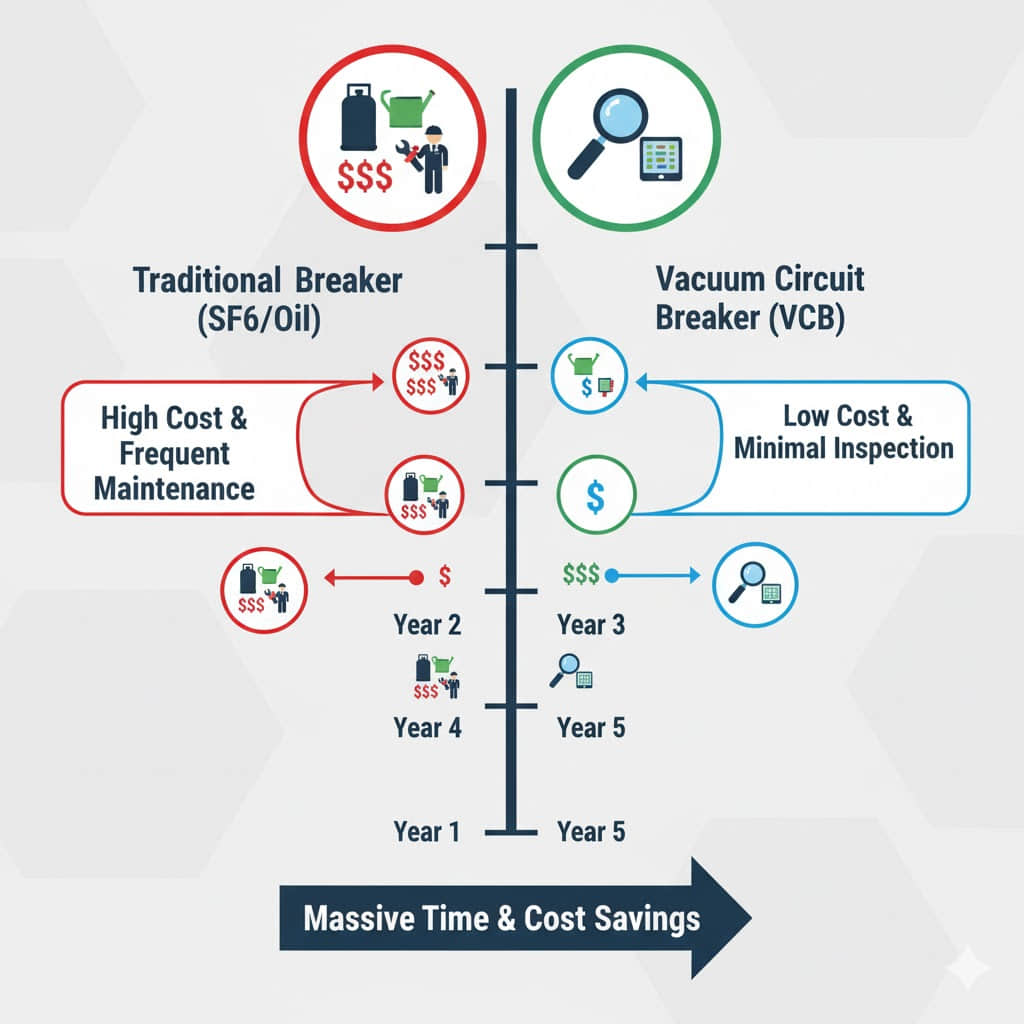 How to Radically Slash Lifetime Operating Costs (LCO) with Vacuum Circuit Breakers