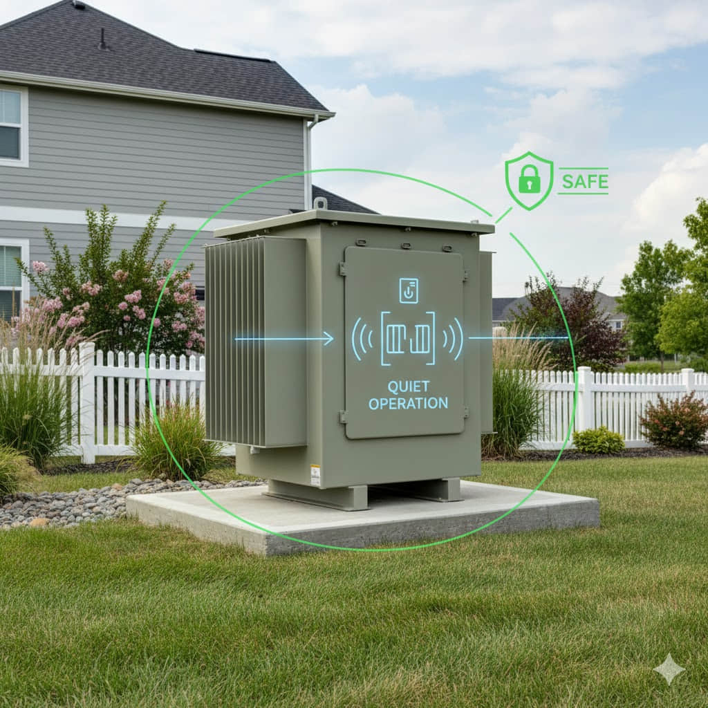 How does a pad mounted transformer work​？