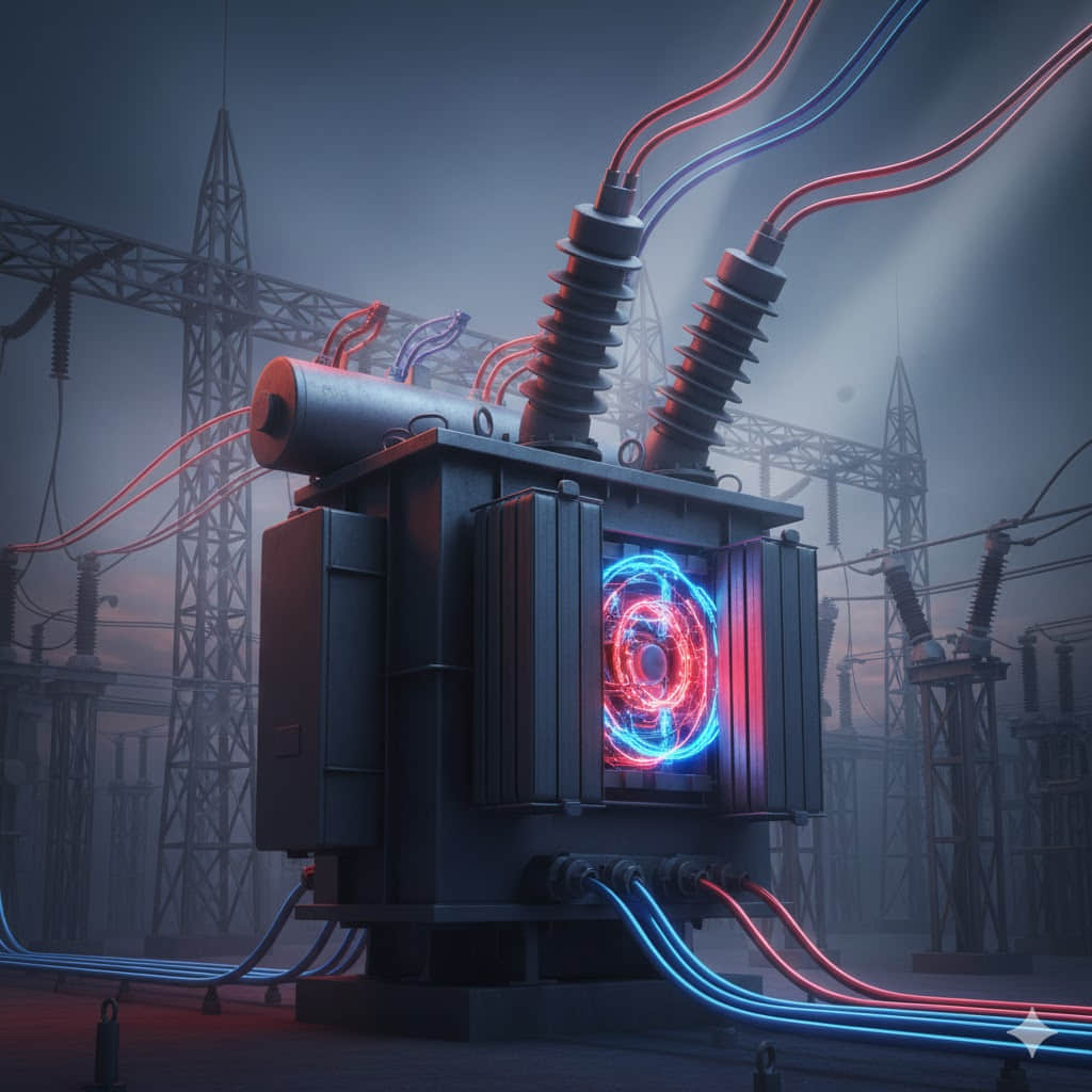 How does a 3-phase transformer work?