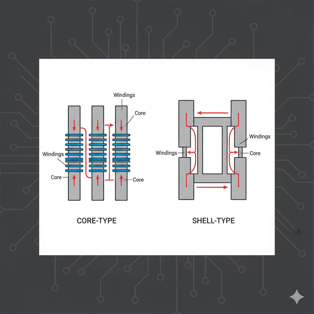 How does a 3-phase transformer work?