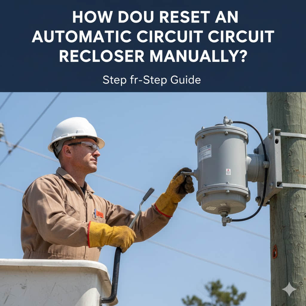 How to Manually Reset an Automatic Circuit Recloser Safely