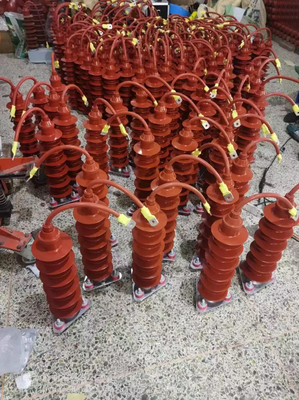 YH5WX-100/260 Inverted Type 110kV Gapless Line Arrester | Composite Jacket MOA YH5WX-100/260 Inverted Type 110kV Gapless Line Arrester | Composite Jacket MOA