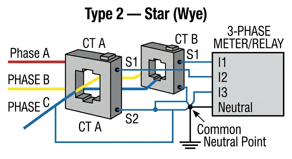 6 Types of Current Transformer (CT) Connections You Need to Know
