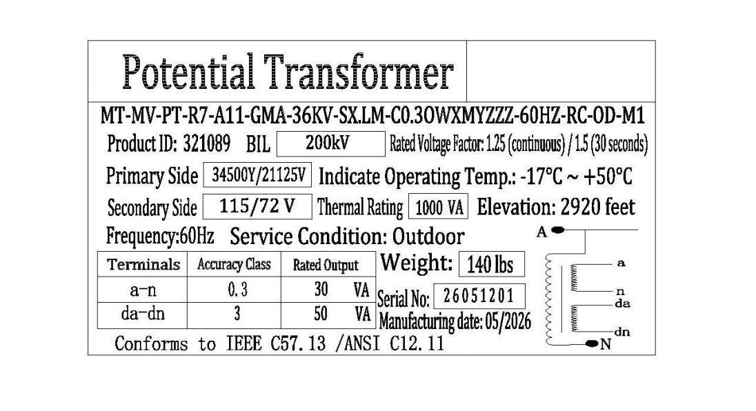 How to Determine the Ratio of Voltage Transformer
