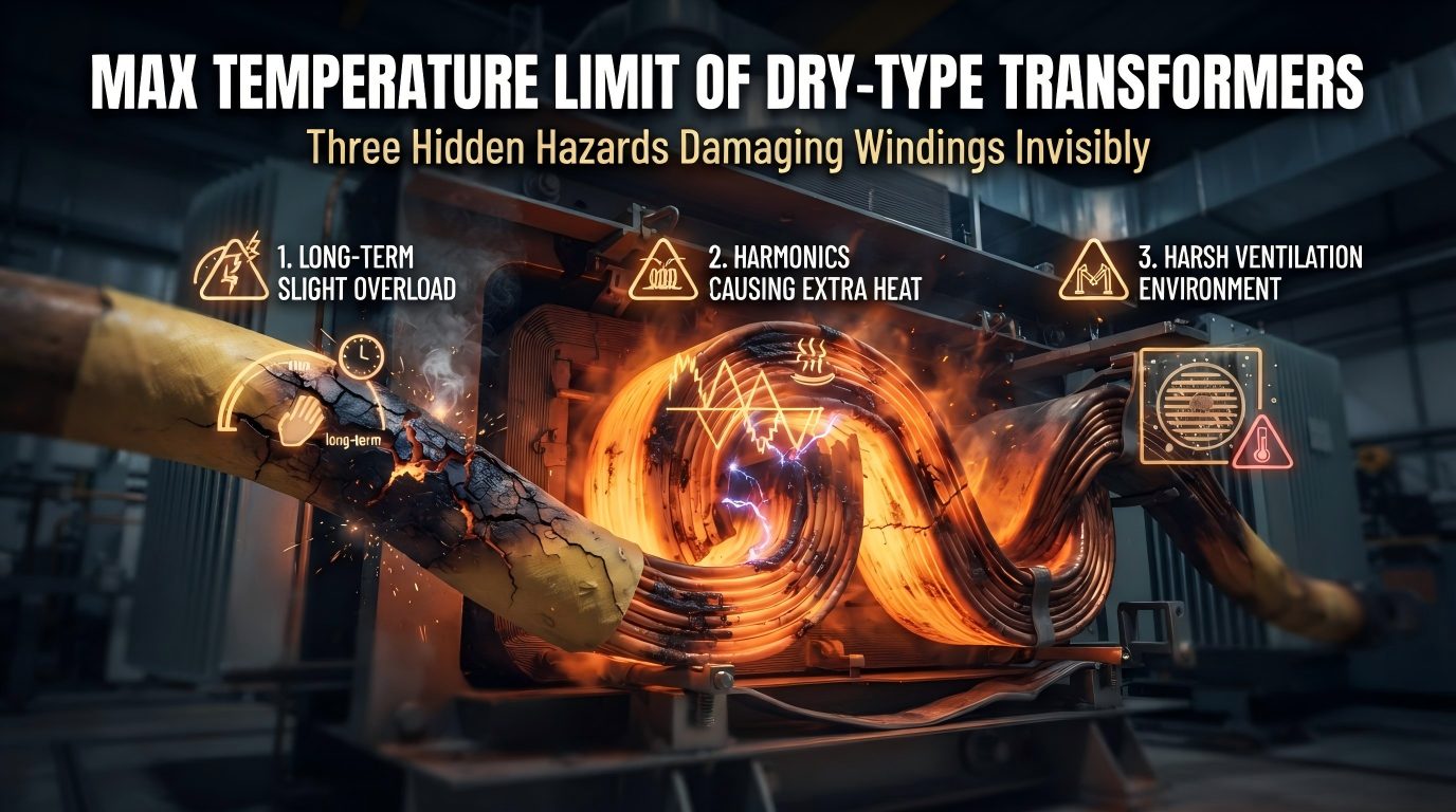 Max Temperature Limit of Dry-Type Transformers: Three Hidden Hazards Damaging Windings Invisibly