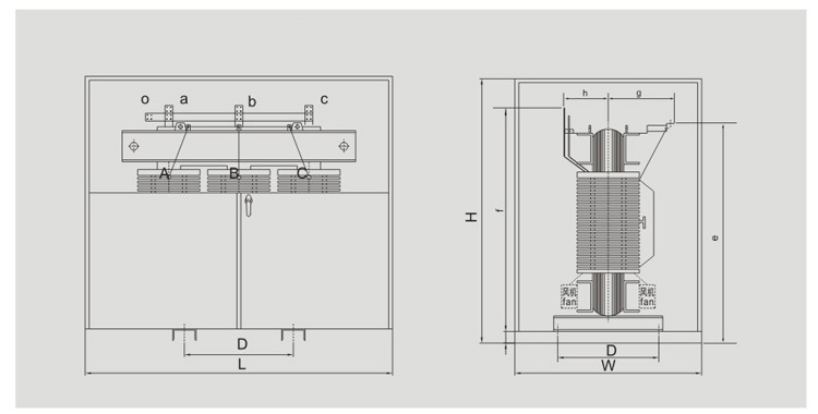 SG(B)-10 Dry-Type Transformer – Open Coil Design for Safer Indoor Power Distribution