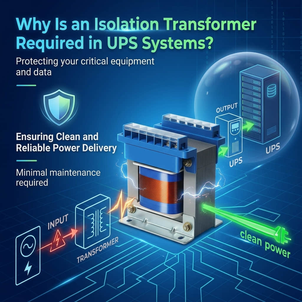 Why Is an Isolation Transformer Required in UPS Systems?